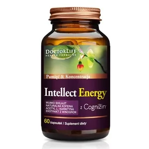 Doctor Life Intellect Energy suplement diety wspomagający funkcje poznawcze 60 kapsułek
