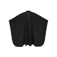 Fox Earth Colors, profesjonalna peleryna fryzjerska, czarna