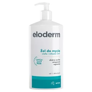 Eloderm Żel do mycia ciała i włosów 2w1 400ml