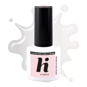 hi hybrid Milky Tops, top do lakieru hybrydowego, Vanilla Cream, 5ml