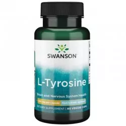 Swanson AjiPure L-Tyrozyna 500mg 60 kaps