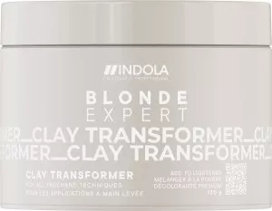 Indola Blonde Expert Clay Transformer, dodatek do rozjaśniaczy tworzący konsystencję glinki, 120g