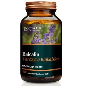 Doctor Life Baicalin tarczyca bajkalska 500mg suplement diety 100 kapsułek