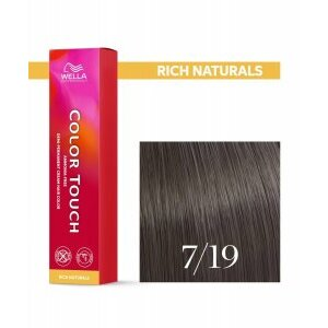 Wella Color Touch, krem tonujący bez amoniaku, 7/19, 60 ml