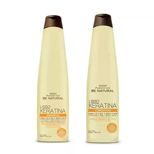 Placenta Life Lisso Keratina, zestaw do pielęgnacji włosów po keratynowym prostowaniu, szampon + odżywka, 2x350ml