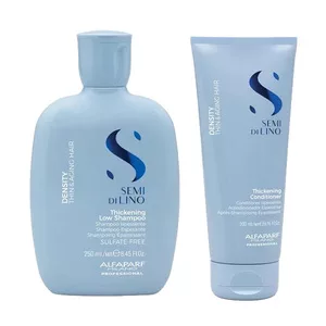 Alfaparf Milano Semi di Lino Density, zestaw zagęszczający włosy, szampon + odżywka, 250ml + 200ml