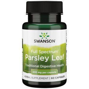 Swanson, FS Parsley Leaf, 400mg, 60 kaps.