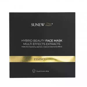 SunewMed+ Essence+ Hybrid Beauty Face Mask hybrydowa maska z peptydami i śluzem ślimaka 4x28g