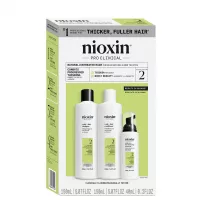 Nioxin System 2 zestaw oczyszczający do włosów naturalnych, mocno przerzedzonych, 150+150+40ml