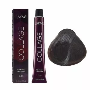 Lakme Collage, farba do włosów trwale koloryzująca, 5/06, 60ml