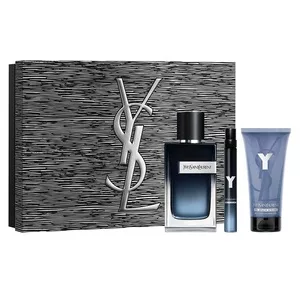 Yves Saint Laurent Y Pour Homme zestaw woda perfumowana spray 60ml + żel pod prysznic 50ml + miniatura wody perfumowanej spray 10ml (M)