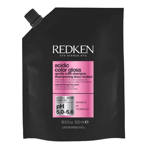 Redken Acidic Color Gloss, szampon nadający blask i pielęgnujący kolor włosów farbowanych, refill, 500ml