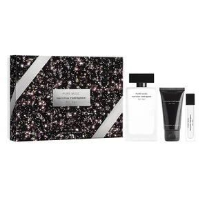 Narciso Rodriguez Pure Musc For Her zestaw woda perfumowana spray 100ml + balsam do ciała 50ml + woda perfumowana spray 10ml (W)