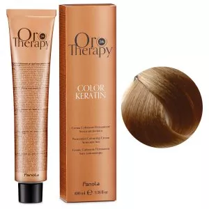 Fanola Oro Therapy Color Keratin, farba do trwałej koloryzacji bez amoniaku, 9.00, 100ml