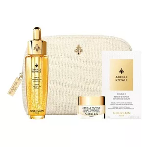 Guerlain Abeille Royale Youth Watery Oil Serum Set zestaw krem na dzień 7ml + serum do twarzy 30ml + serum o podwójnej skuteczności 7x0.6ml + kosmetyczka