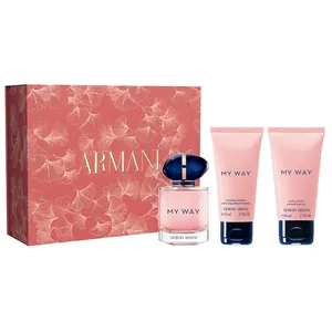 Giorgio Armani My Way zestaw woda perfumowana spray 50ml + balsam do ciała 50ml + żel pod prysznic 50ml (W)