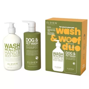 Eleven Australia Wash & Woof Duo, zestaw do ciebie i Twojego pupila