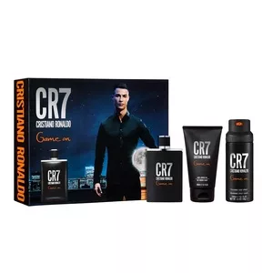 Cristiano Ronaldo CR7 Game On zestaw woda toaletowa spray 100ml + żel pod prysznic 150ml + dezodorant spray 150ml (M)