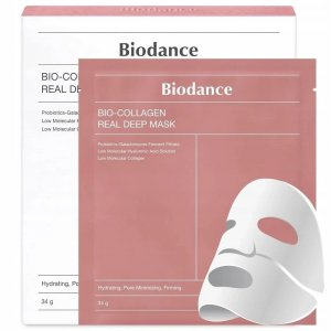 Biodance Bio-Collagen Real Deep Mask maska do twarzy w płachcie 4x34g
