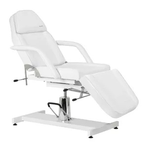 Fotel kosmetyczny hydrauliczny Sillon 210 z kołyską biały - dostępny w 48h