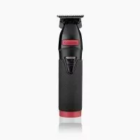 BaByliss PRO trymer do włosów BOOST+ Skeleton Black Red, cyfrowy silnik, ostrze T, metalowa obudowa