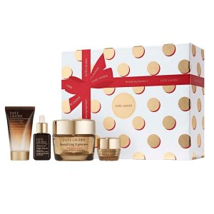 Estée Lauder The Lift & Firm Routine Skincare zestaw krem nawilżający 50ml + żel oczyszczający 30ml + serum na noc 15ml + krem pod oczy 5ml