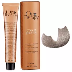 Fanola Oro Therapy Color Keratin, farba do trwałej koloryzacji bez amoniaku, 9.21, 100ml