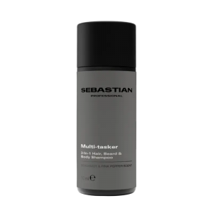 Sebastian Mini Multitasker 3w1, szampon i żel do włosów, brody i ciała, 50ml