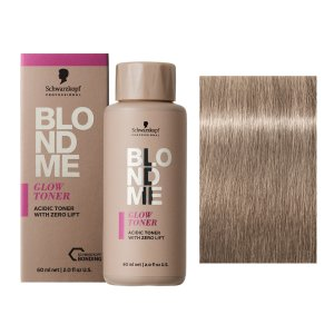 Schwarzkopf BlondMe Glow Toner, demi-permanentny toner do włosów, icedcappuccino, 60ml