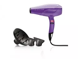 GA.MA Pluma 2 Ion 2400W, suszarka do włosów z dyfuzorem, fioletowa