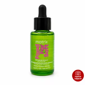 Matrix Food For Soft, intensywnie nawilżający olejek do wszystkich rodzajów suchych włosów, 50ml - brak kartonika