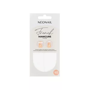 Neonail, szablony do french manicure, 02, 40 szt.