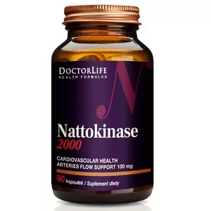 Doctor Life Nattokinase 2000 100mg suplement diety 90 kapsułek