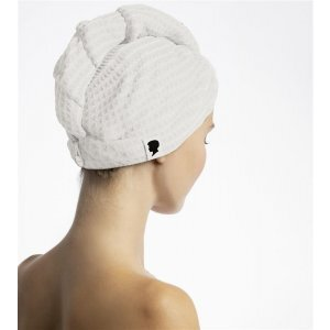 Schwarzkopf, turban ręcznik bawełniany logowany, biały, szt., GRATIS