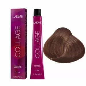 Lakme Collage, farba do włosów trwale koloryzująca, 7/64, 60ml