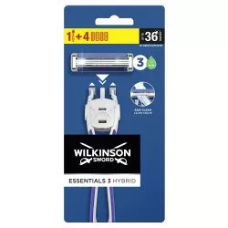 Wilkinson Essentials 3 Hybrid maszynka do golenia dla mężczyzn i 4 wkłady