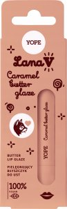 Yope Lana V, pielęgnacyjny błyszczyk do ust zapewniający jedwabiste wykończenie, karmelowy, 8ml