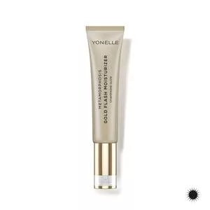 Yonelle Metamorphosis, rozświetlający nawilżacz ze złotymi drobinkami, 25ml