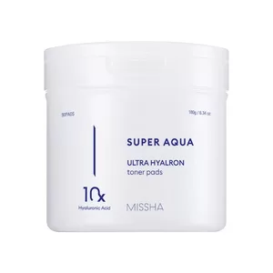 Missha Super Aqua Ultra Hyalron Toner Pads tonizujące płatki do twarzy 90szt