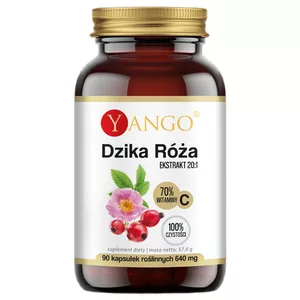 Yango Dzika róża ekstrakt 20:1 suplement diety 90 kapsułek