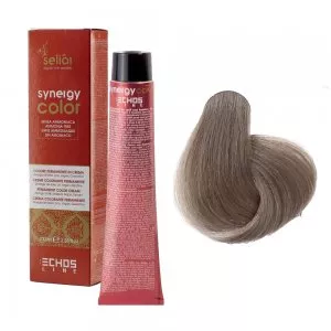 Echosline Seliar Synergy Color, farba do włosów bez amoniaku, 8.01 Light Blonde Natural Ash, 100ml
