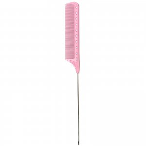 Y.S. Park Tail Comb, grzebień do włosów ze szpikulcem, YS-132, Różowy