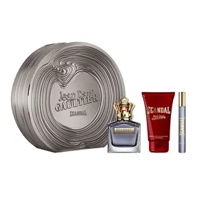 Jean Paul Gaultier Scandal Pour Homme zestaw woda toaletowa spray 100ml + woda toaletowa spray 10ml + żel pod prysznic 75ml (M)
