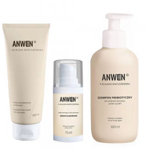 Anwen Anwen&Klaudia Matuszewska, zestaw do pielęgnacji włosów, szampon + serum + maska