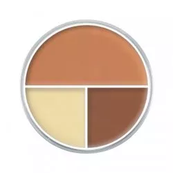 Kryolan Ultrafoundation Trio, zestaw 3 podkładów, 40g, B