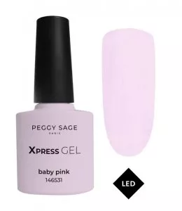 Peggy Sage Xpress Gel, żel, top i baza 3w1 do paznokci, baby pink, 7ml