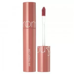 Rom&nd Juicy Lasting Tint mocno napigmentowany błyszczyk do ust 10 Nudy Peanut 5.5g