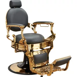 Fotel barberski Ayala Solomon gold - dostępny w 48h