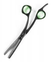 Fox Race 18, degażówki fryzjerskie 6.0", stal nierdzewna, czarna teflonowa powłoka