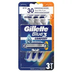 Gillette Blue3 Comfort jednorazowe maszynki do golenia dla mężczyzn 3szt